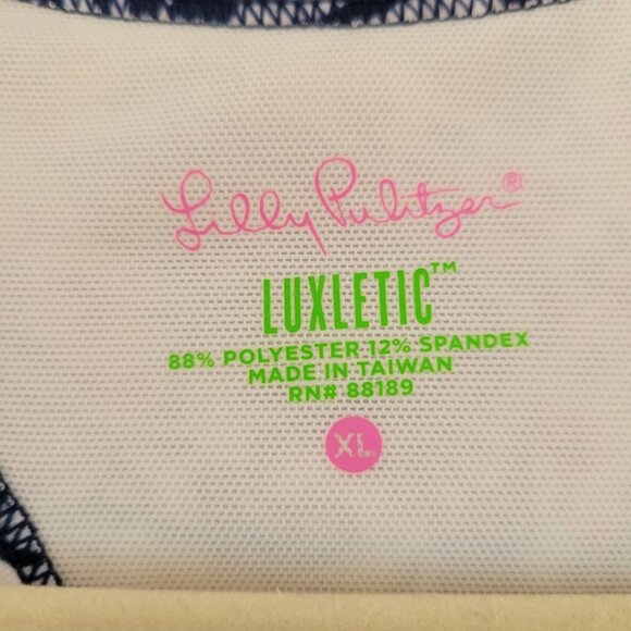 Lilly Pulitzer Luxletic BraTank - Blue Star Crush XL - Picture 3 of 4